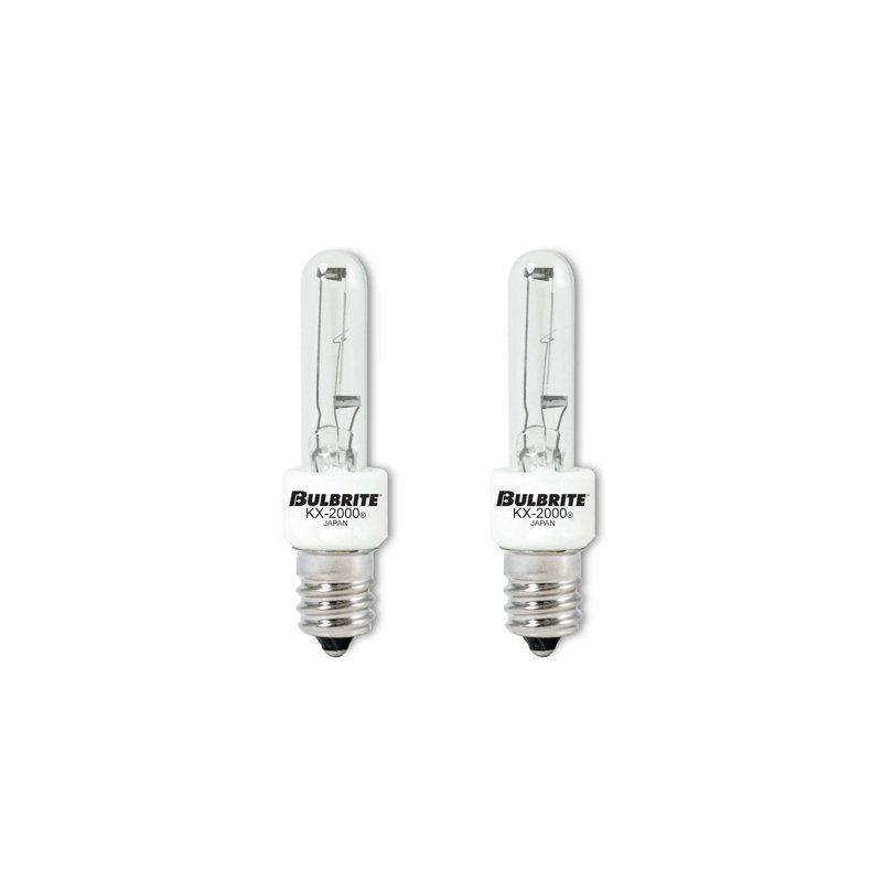 Ampoule à luminosité/krypton 20 watts t3, (2700k), base e12/candélabre