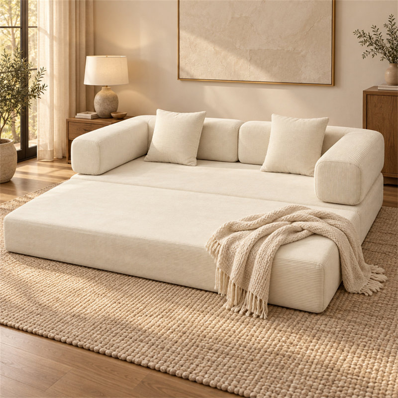 78.74 " Corduroy Sofa