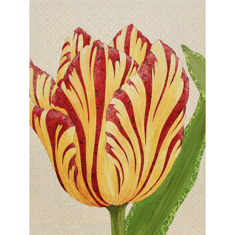 Fire Tulip Print by Karen Sikie