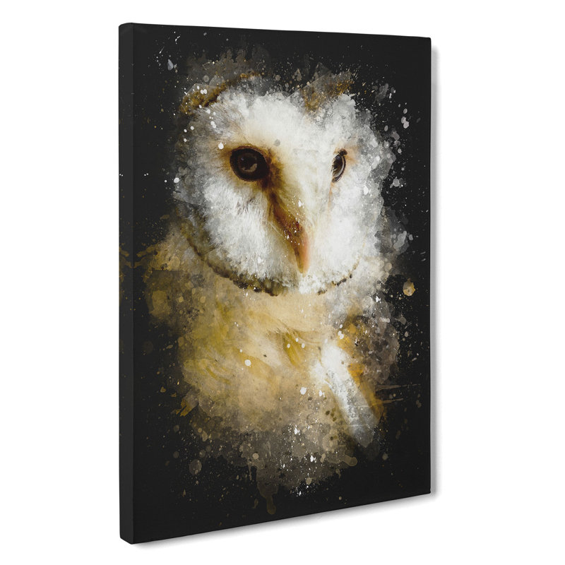 Barn Owl Vol.2 - Wrapped Canvas Print, 50cm H x 35cm W x 3cm D
