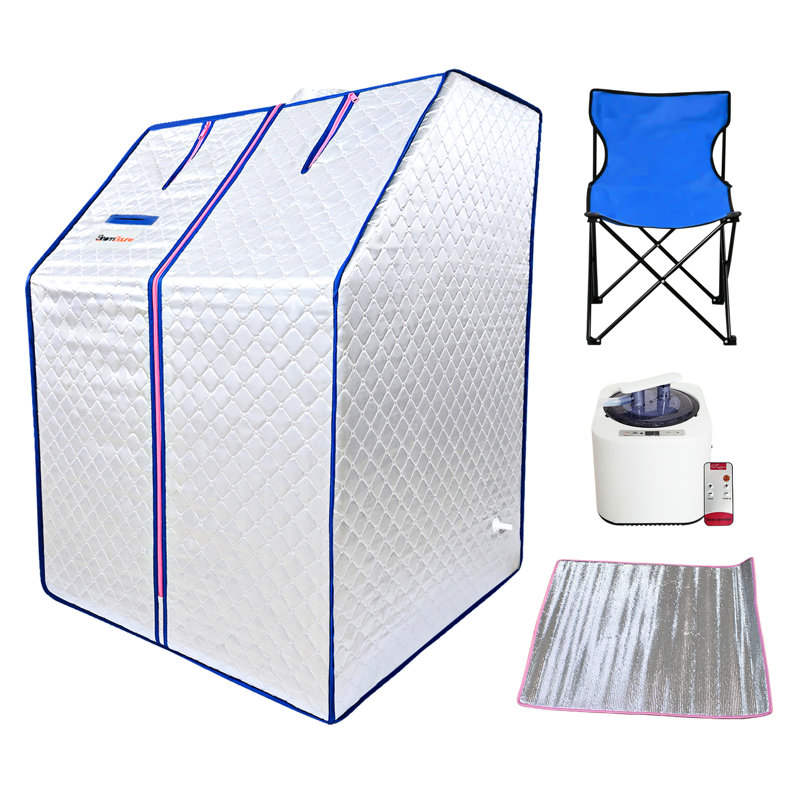 Sojourner Home - Tente à vapeur portable avec chauffage, fauteuil, télécommande, profondeur de 28,36 po, largeur, hauteur de 39,76 po