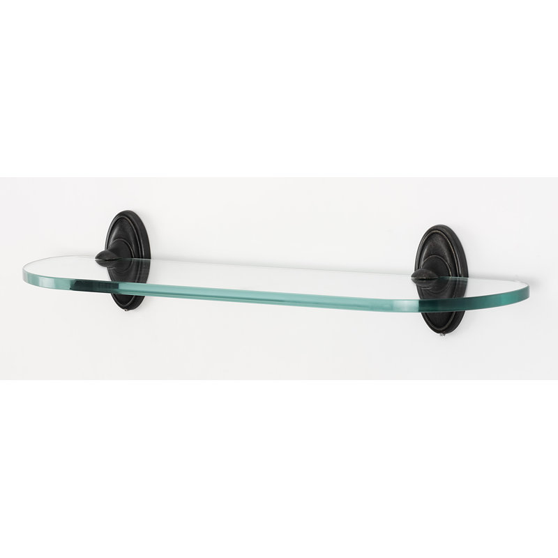 Classic Traditional Accent Shelf, Polished Nickel