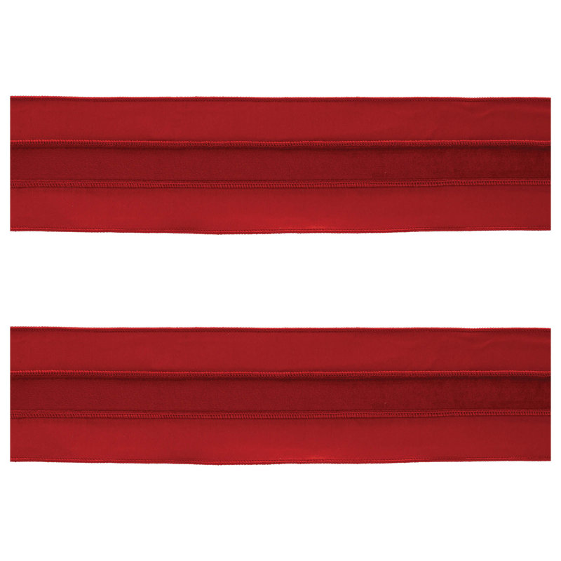 Wired Ribbon (Set of 2), Red