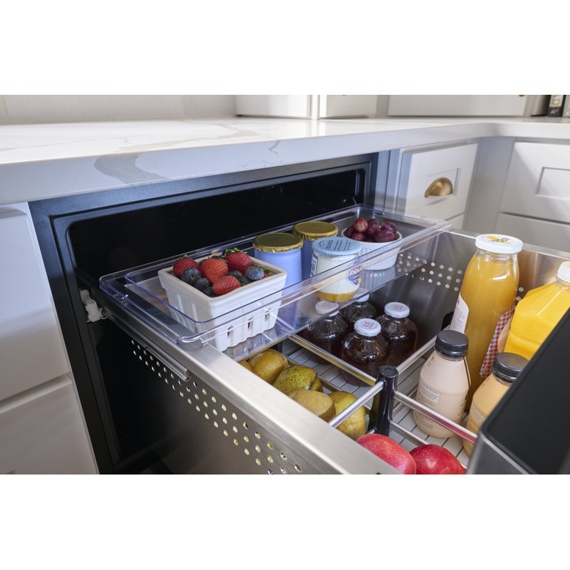 Zephyr Presrv 24" Stainless Steel Built-In Dual Zone Refrigerator Drawers