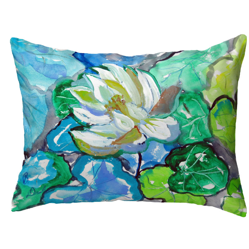 Outdoor Reversible Throw Pillow
