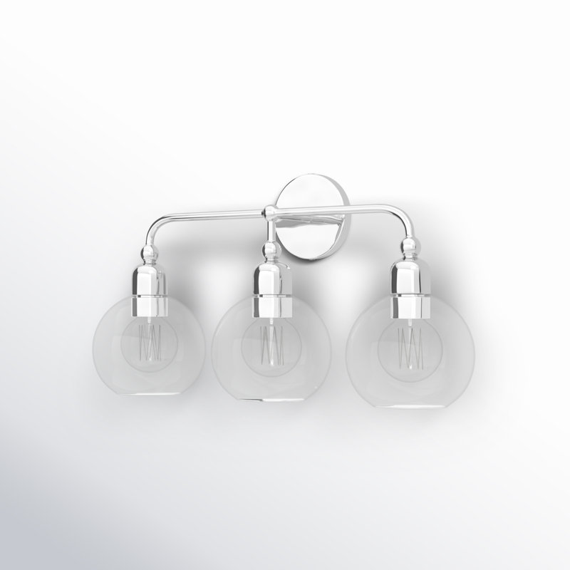 Rosena 3 - Light Dimmable Vanity Light, Polished Chrome