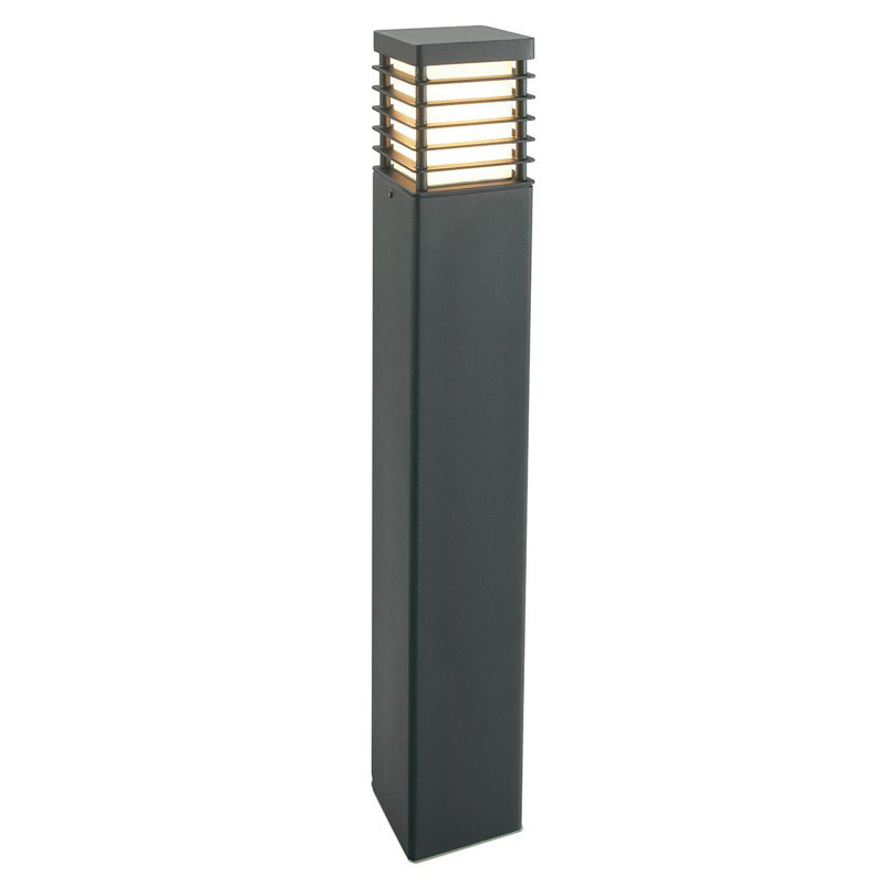 Halstone Transparent Bollards, Black, 850cm H x 120cm W x 120cm D