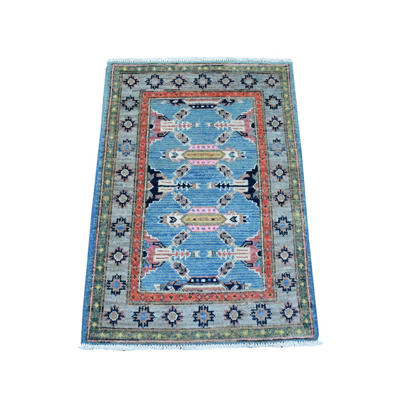 Tapis oriental fusion Kazak 2 pi 0 po x 2 pi 11 po
