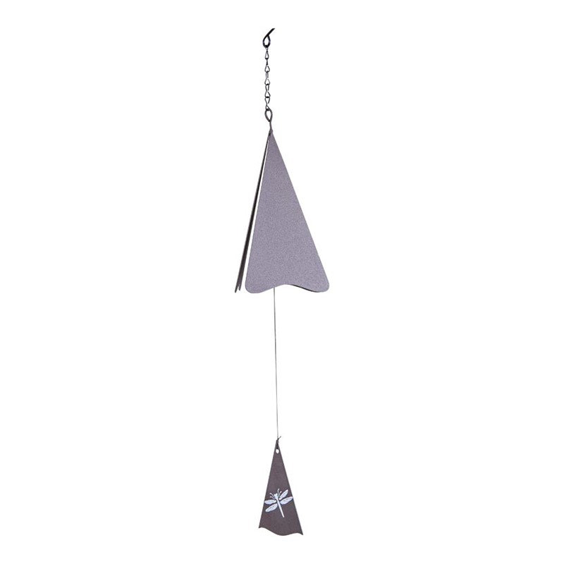  Brown Dragonfly Triangle Wind Bell 24"