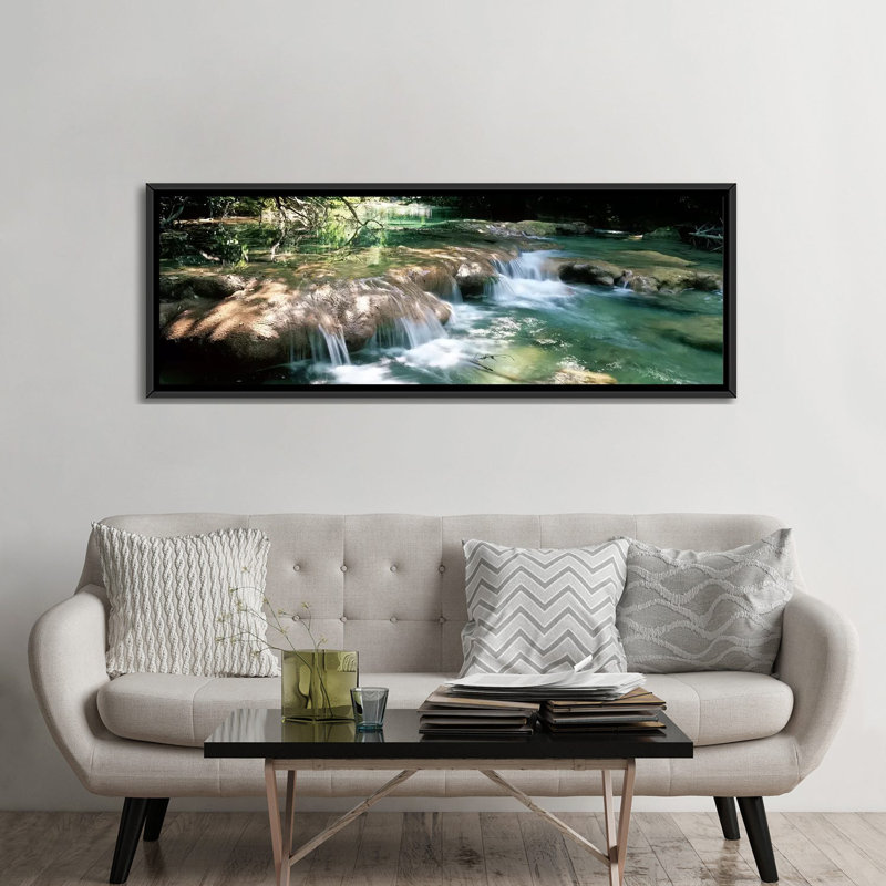 «Siagnole River, Provence Alpes Cote D'azur, France», reproduction de photo sur toile, H 24 po x l 72 po x P 1,5 po