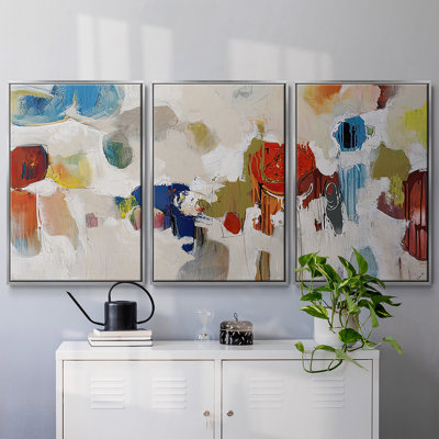 Gum Drop - Multi Piece Framed Canvas