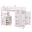 Lit mezzanine avec tiroirs-1002947943