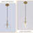 1 - Light Dimmable Glass Pendant Light