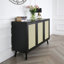 Craven 3-door Cane Cabinet