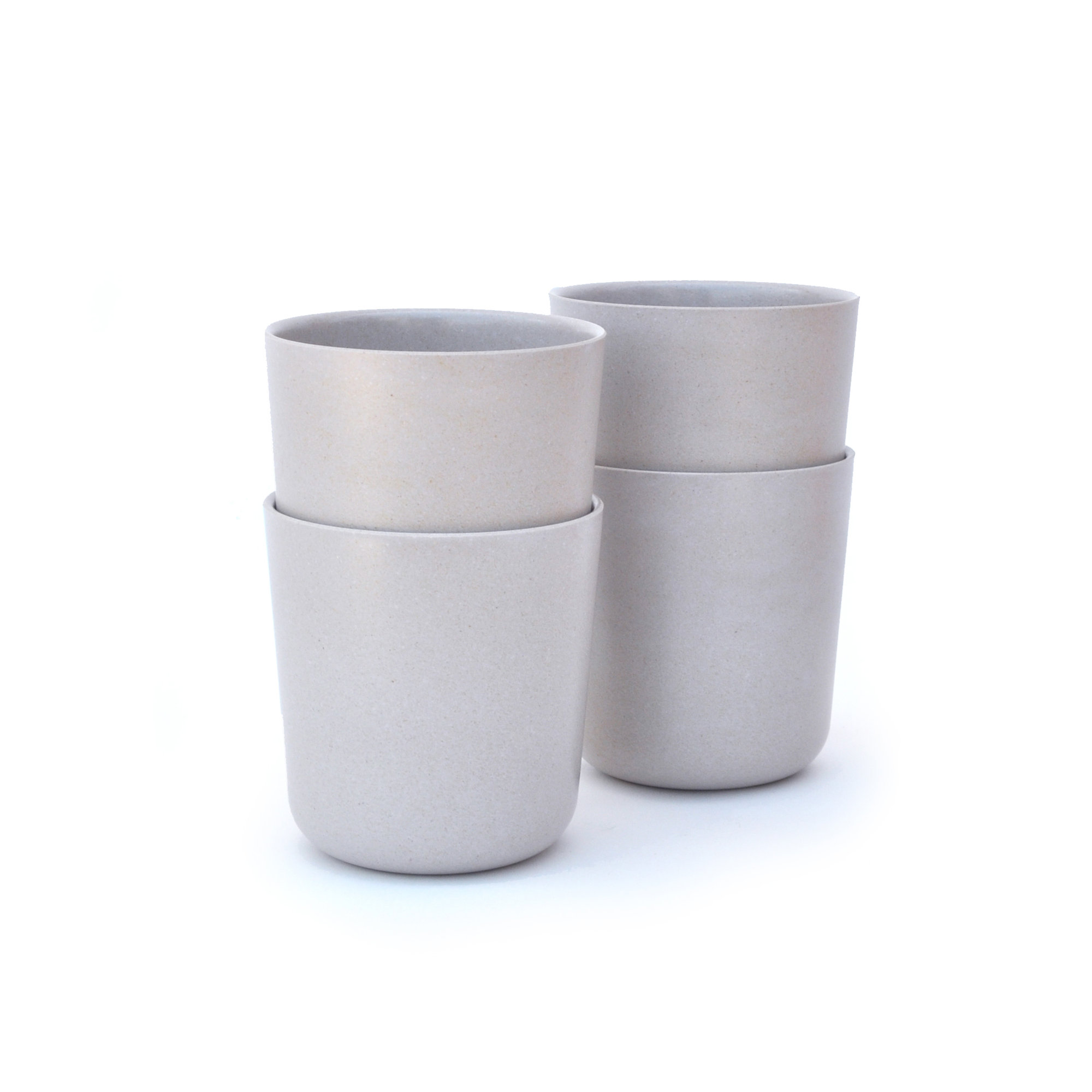 EKOBO Gusto Bamboo Medium Cup, Stone