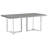 Savona Grey Faux Marble Rectangular Dining Table