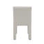 Ensemble de 2 chaises d'appoint Beige Boucle