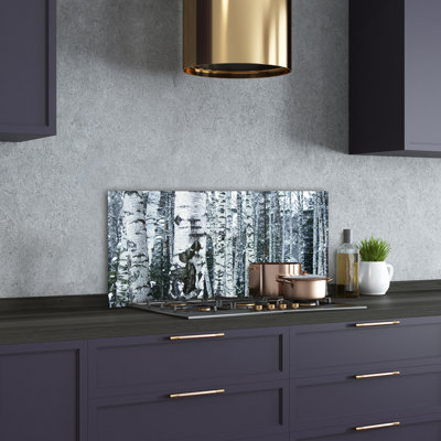 Geremia 50cm W x 100cm L Glass Peel and Stick Panel