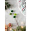 Ensemble de 6 faux bonnets vert H 21,7 po