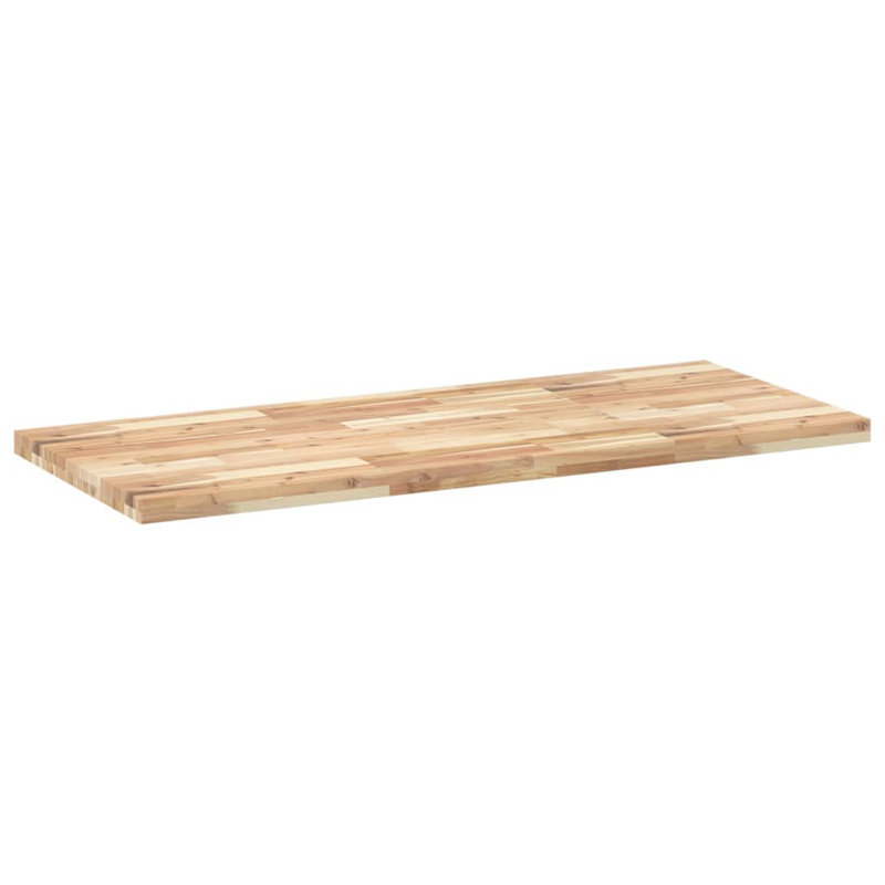120cm Solid Wood Bathroom Vanity Top, Natural