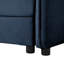 (Old: W3163S00029) Canapé modulaire modulaire, ensemble de canapé en U surdimensionné à assise profonde pour le salon, canapé à 4 places avec 2 repose-pieds mobiles, combinaison de bricolage, chenille, bleu-841476401-841476402