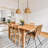 Jax 1 - Light 15"W x 12.2"H Woven Rattan Dome Pendant Light with Modern Farmhouse
