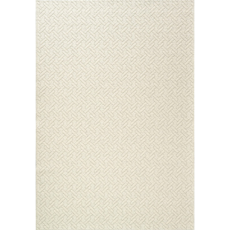 Zilwaukee Geometric Wool Area Rug, Rectangle 200 x 290cm