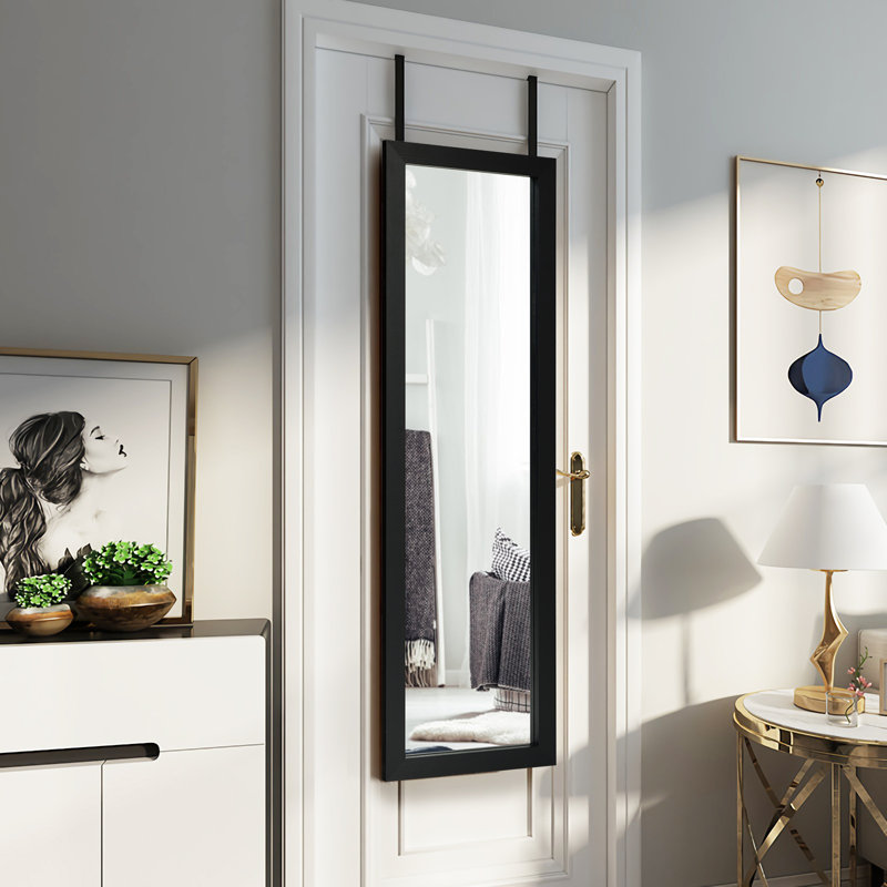 Nalynn Rectangle Mirror, Black