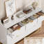 53.5" Wide 7-Drawer Dresser with Golden Metal Handles, Modern Chest of Drawers for Bedroom, Living Room, Entryway-1340601933