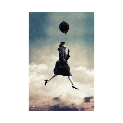 Walking On Clouds by Underdott Art - Wrapped Canvas Print