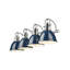 Ensemble de meuble-lavabo 4 lumières Brynnan-107150012-107150006