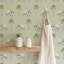 Strolling Elephant - Minted Horizon Wallpaper