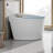 Smart One-Piece Toilet With Bidet, Auto Open/Close, Foot Sensor, Heated Seat & Dryer-128993281