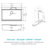 Quartz Kitchen Sink - granite composite Workstation Drop-in kitchen sink 30"x22"x10"-114728498