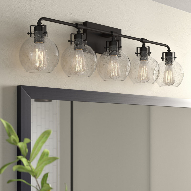 Byrne 5-Light Dimmable Vanity Light, Oil Rubbed Bronze