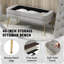Upholstered Storage Bench-104850716