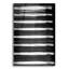  Art mural en verre «Brushed Light Streak» par Life BeautifuLEE, 12 po x 16 po