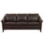 Genuine Leather 61'' Rolled Arm Loveseat-1095956931-1161086021