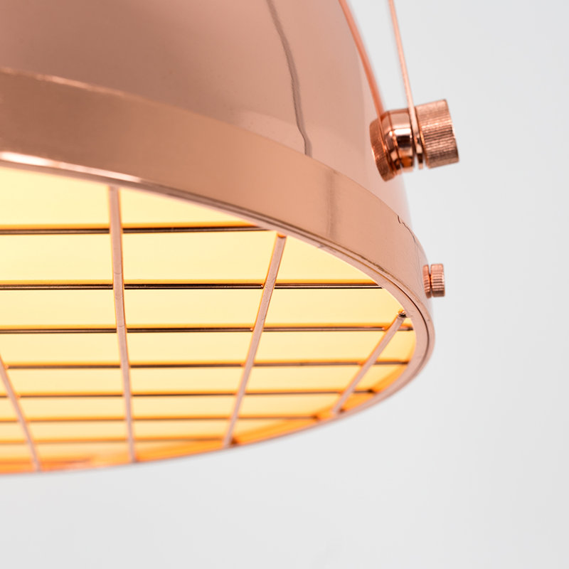 Wil 1-Light Dome Pendant, Chrome, LED included