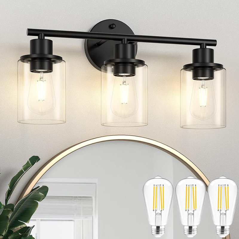 Éclairage pour salle de bain 3 lumières Dazey