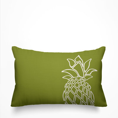 Calico Outdoor Reversible Throw Pillow
