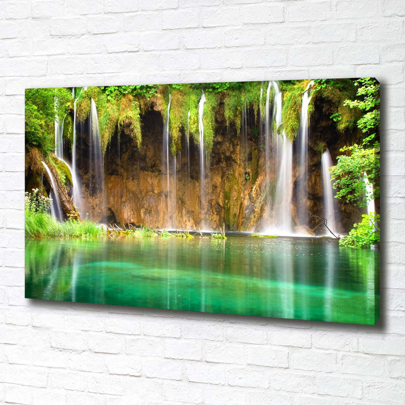 Plitvice Lakes - Wrapped Canvas Print