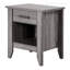 Table de chevet moderne en bois avec tiroir Rodel-100726266