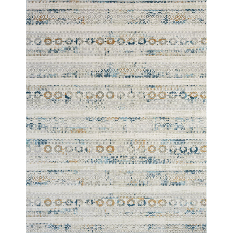 Geometric Indoor Rug, Rectangle 5'6" x 7'6"