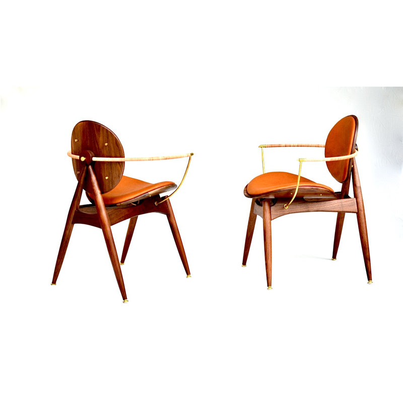 Fauteuil Bence / brun