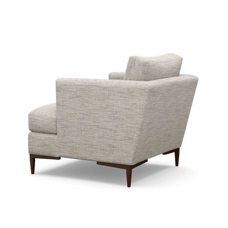 Aiden Accent Chair, Merino Porcelain (Performance fabric) 1360-96, Antique Bronze