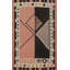 Pink Wool Kilim Oriental Area Rug 8x12