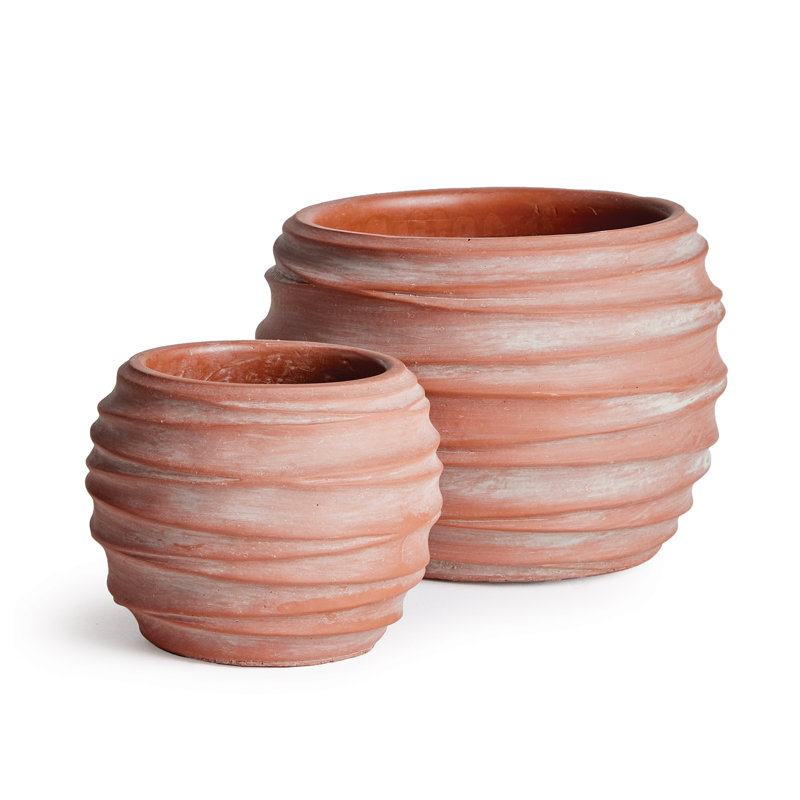 Pots Falesia Kipha, H 6,25 po x l 6,25 po x P 3,50 po, Rouge