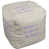 Blanc / mauve contrastant
