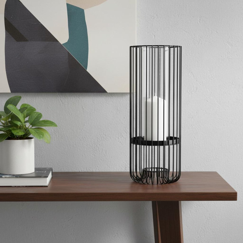 Porte-bougie 17 "noir
